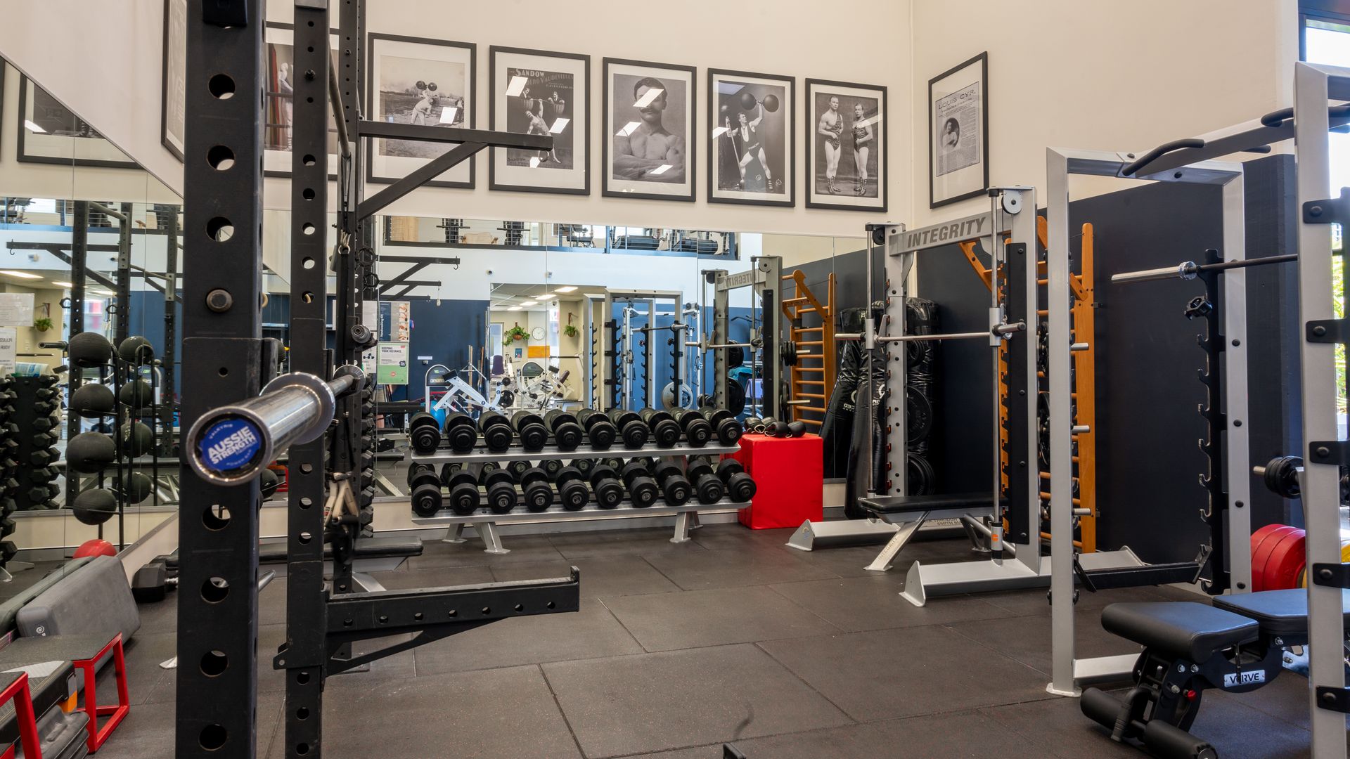 Exercise equipment in the Banyo clinic setting