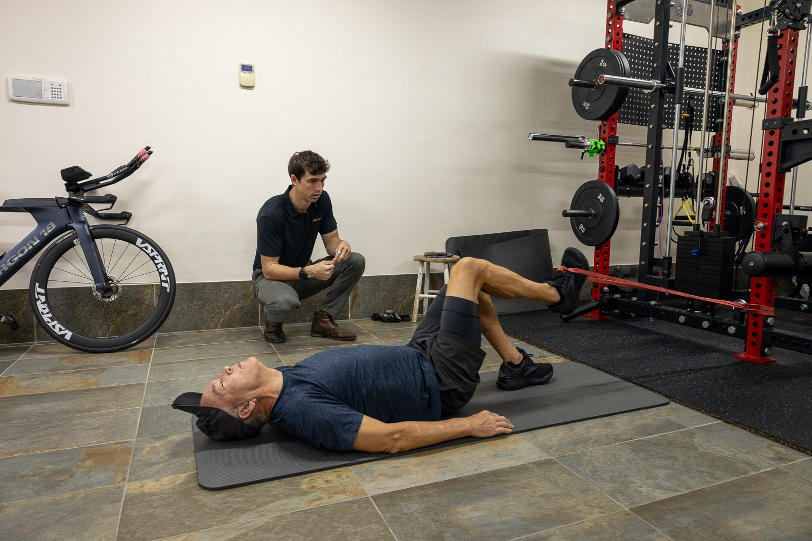 Clinical Exercise Physiology session with supervised strength and mobility coaching.