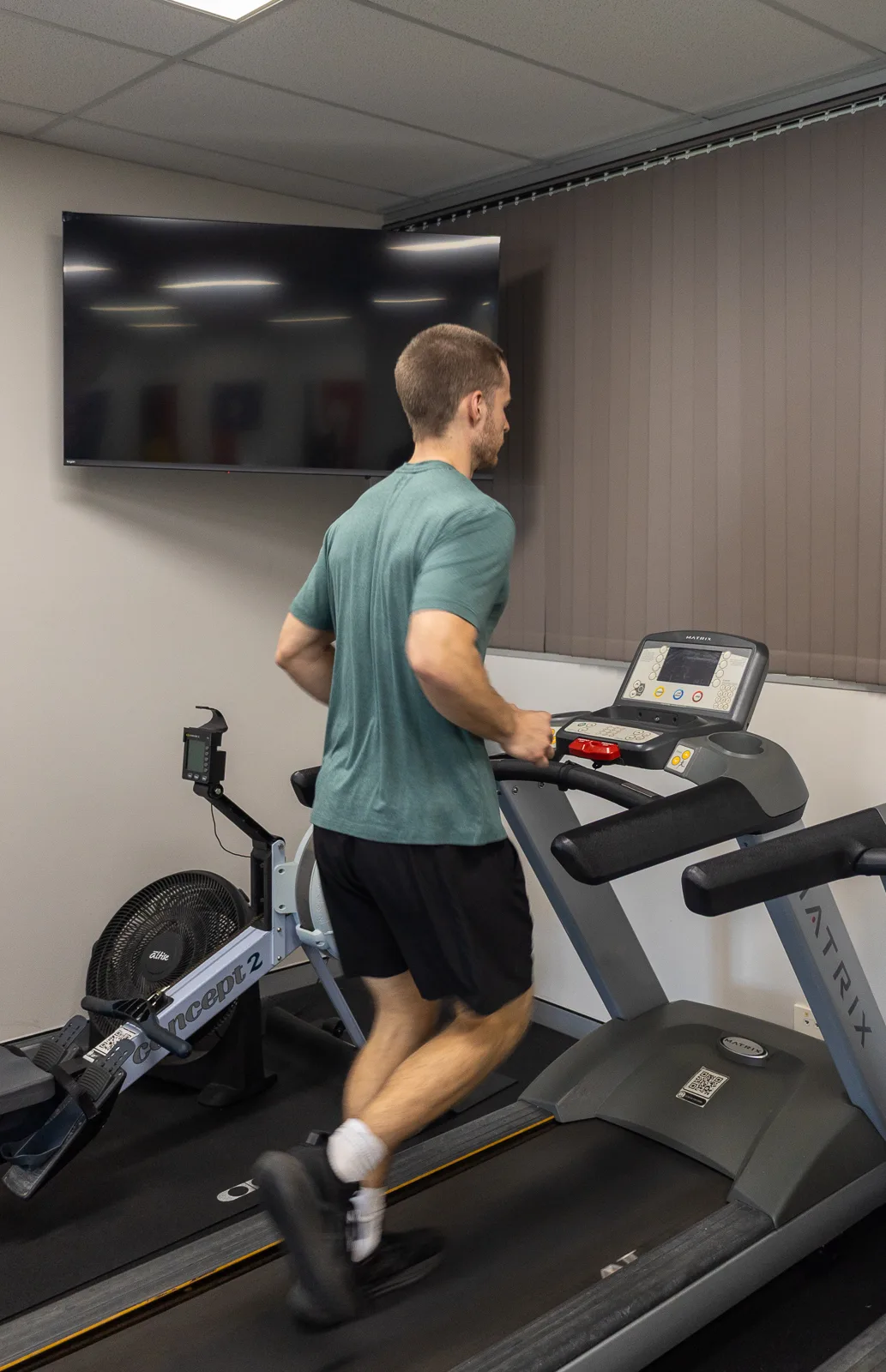 A supervised cardiorespiratory exercise test