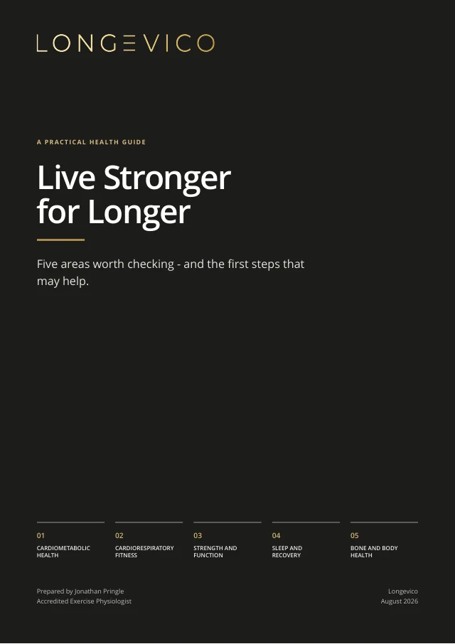 Live Stronger for Longer — PDF cover